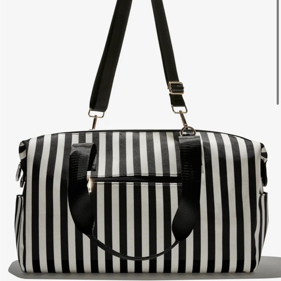 Alice + Olivia Bags Alice And Olivia Striped Duffel Bag Poshmark